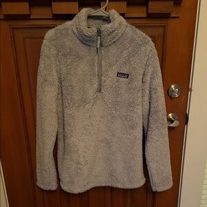 Gray Patagonia Fleece Pullover